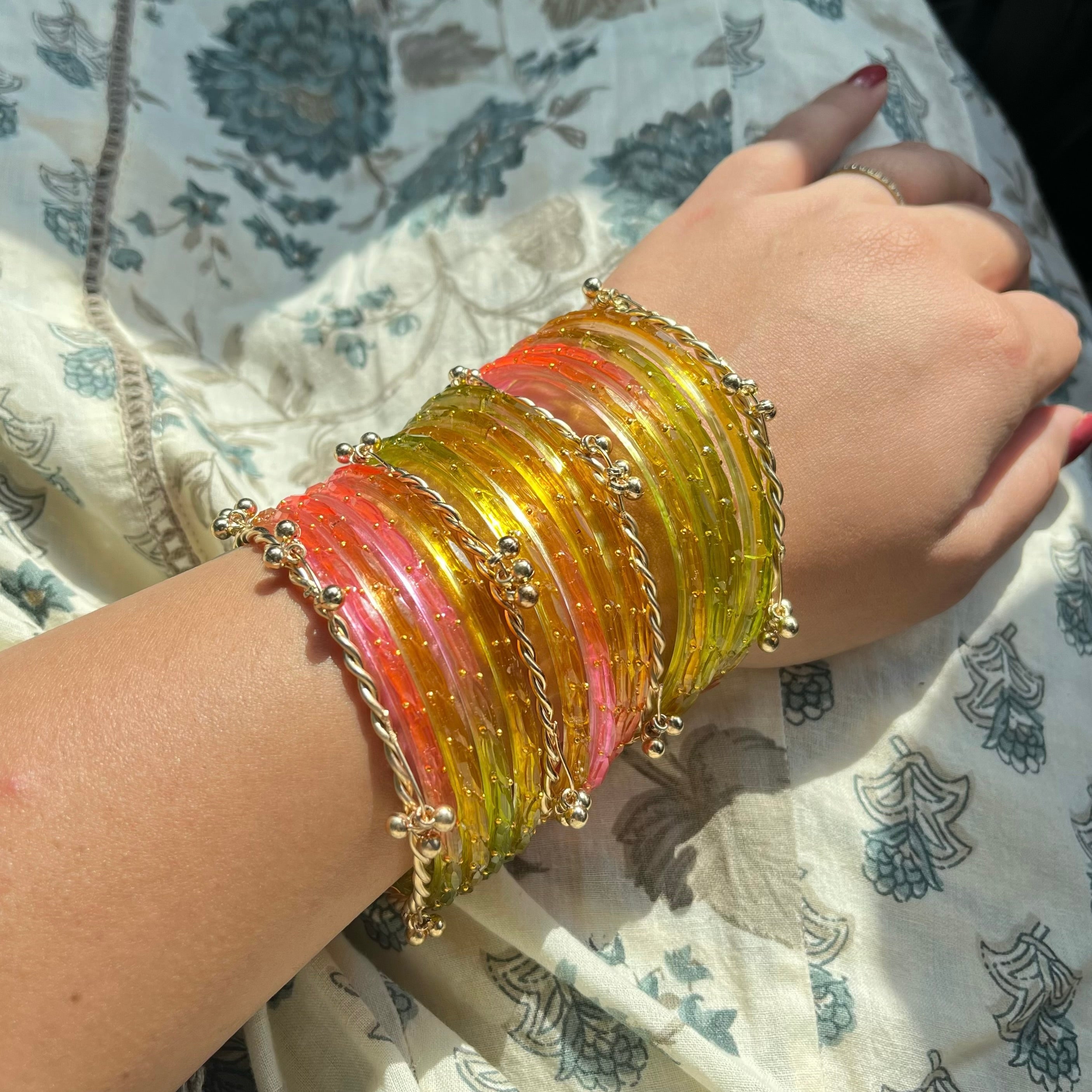 Mahi Colourfull Kashmiri Bangles Set