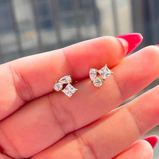 Tristan Tridiamond  Dainty Studs