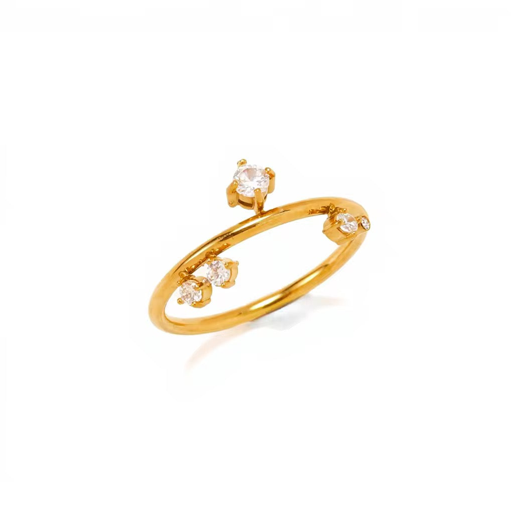 Hana Dainty Tridiamond Ring✨