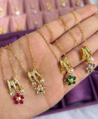 Hevi Colored Charm Necklace