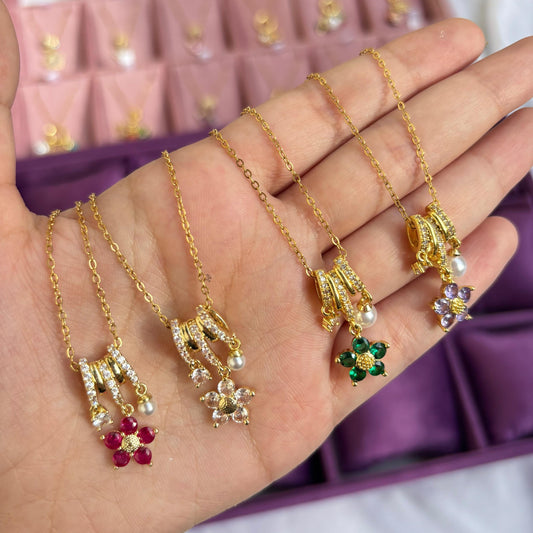 Hevi Colored Charm Necklace