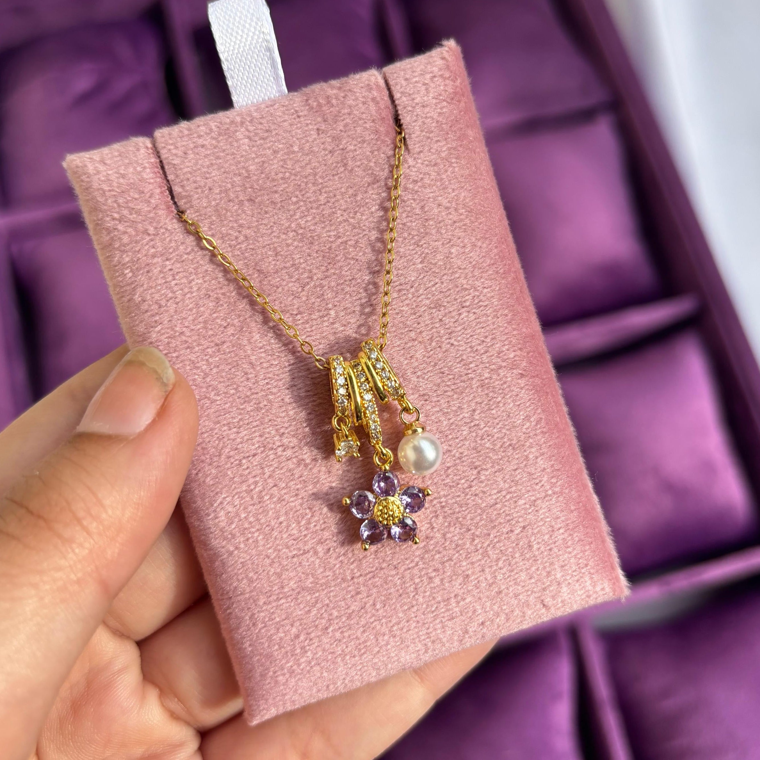 Hevi Colored Charm Necklace