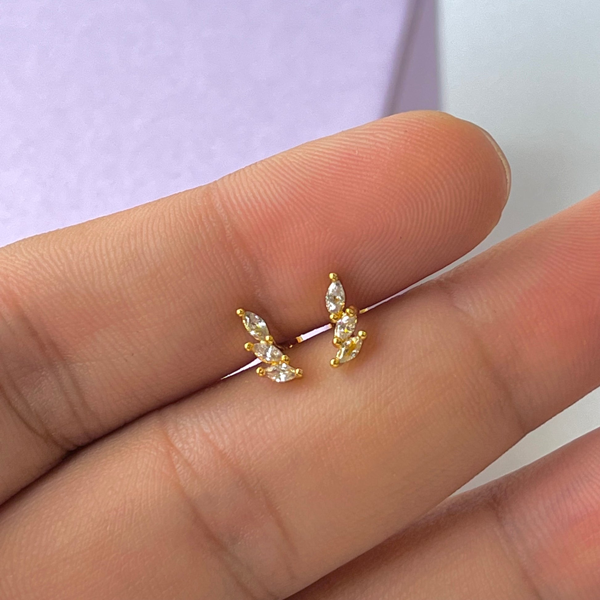 Junia Diamond Ball Back Studs