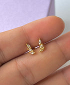 Junia Diamond Ball Back Studs