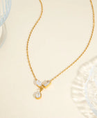 Sohini Tri Diamond Necklace