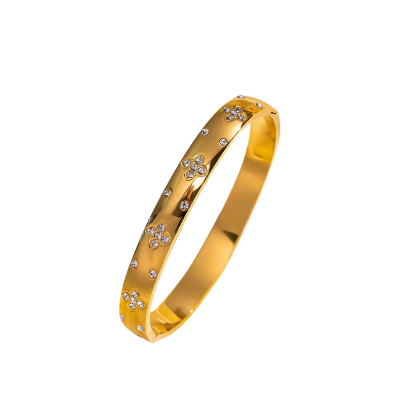 Spani Diamond Gold Cuff