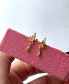 Petrica Leaf Ball Back Studs