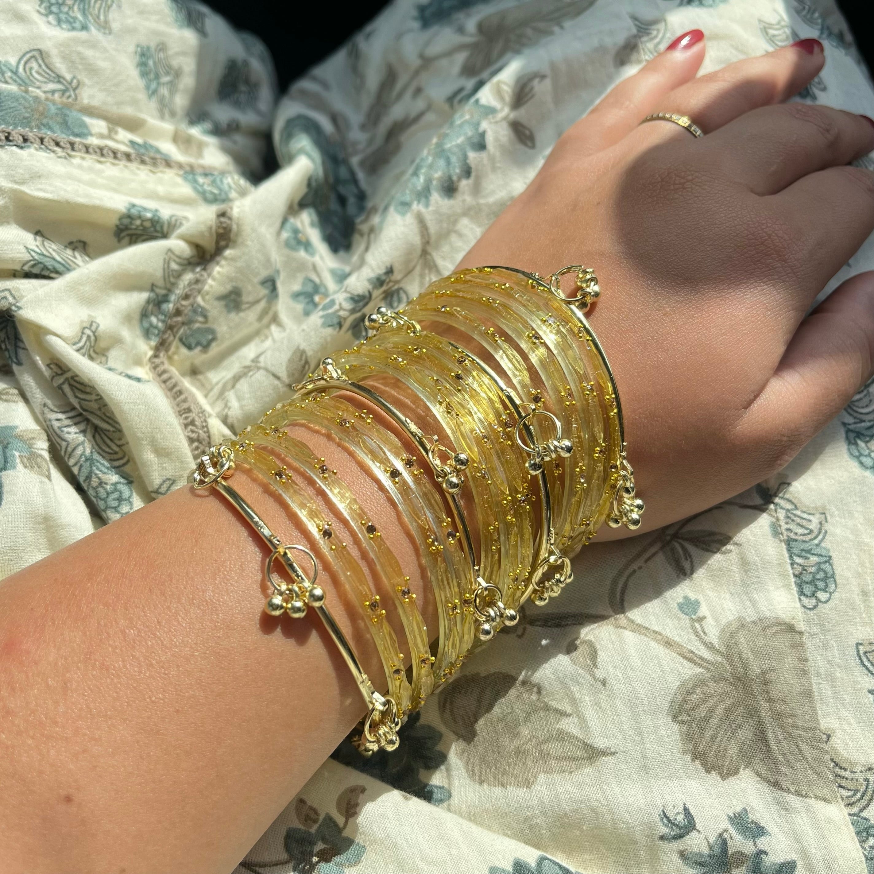 Kashvi Creamy Kashmiri Bangles Set