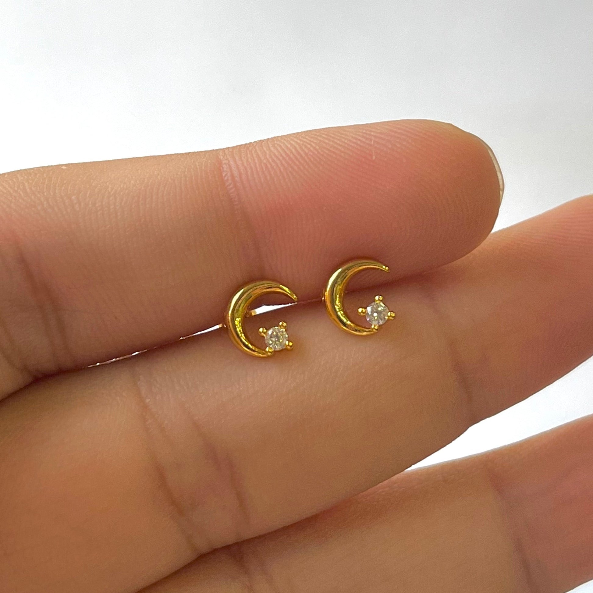 Luna moon Ball Back Studs