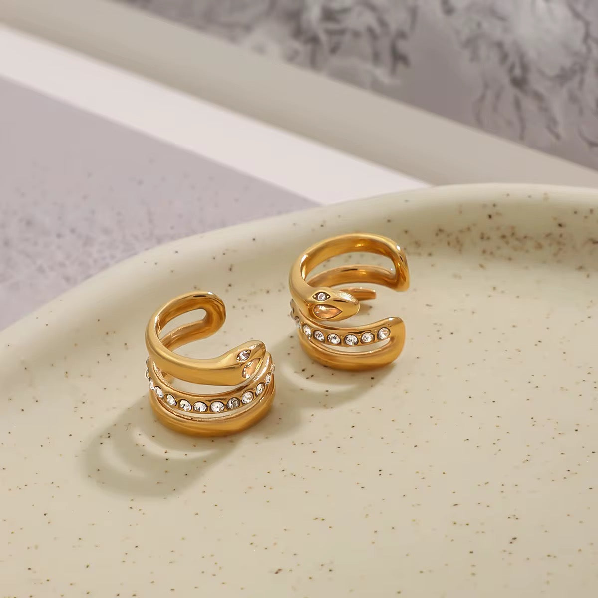 Serpent Style Classy Earcuffs