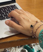 Julia Heart Hanging Bracelet