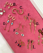 Rose gold Pretty Earrings