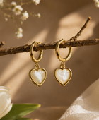 Motherly Pearl White Heart Huggies