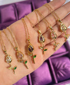 Ferry Tulip Stone Necklaces