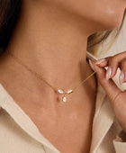 Sohini Tri Diamond Necklace