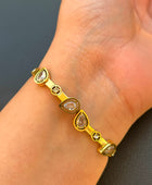 Jeri Almond Diamond Cuff