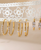 Aeic Five Diamond Classy Hoop