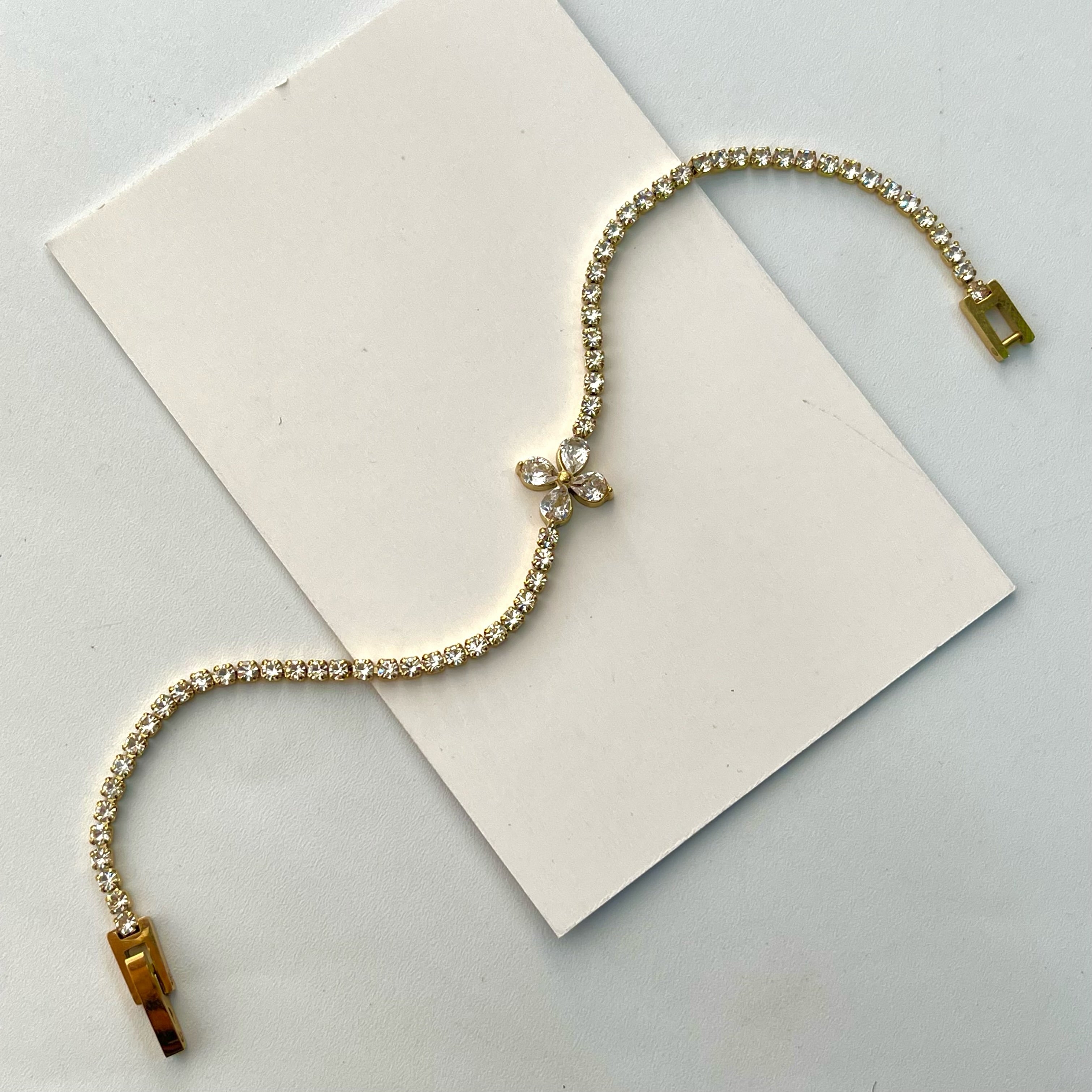 Ivan Flower Tennis Bracelet