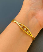 Yeti Flower Gold Cuff