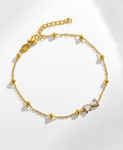 Yamina Bow Gold Anklet