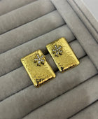 Vexa Square Flower Earrings
