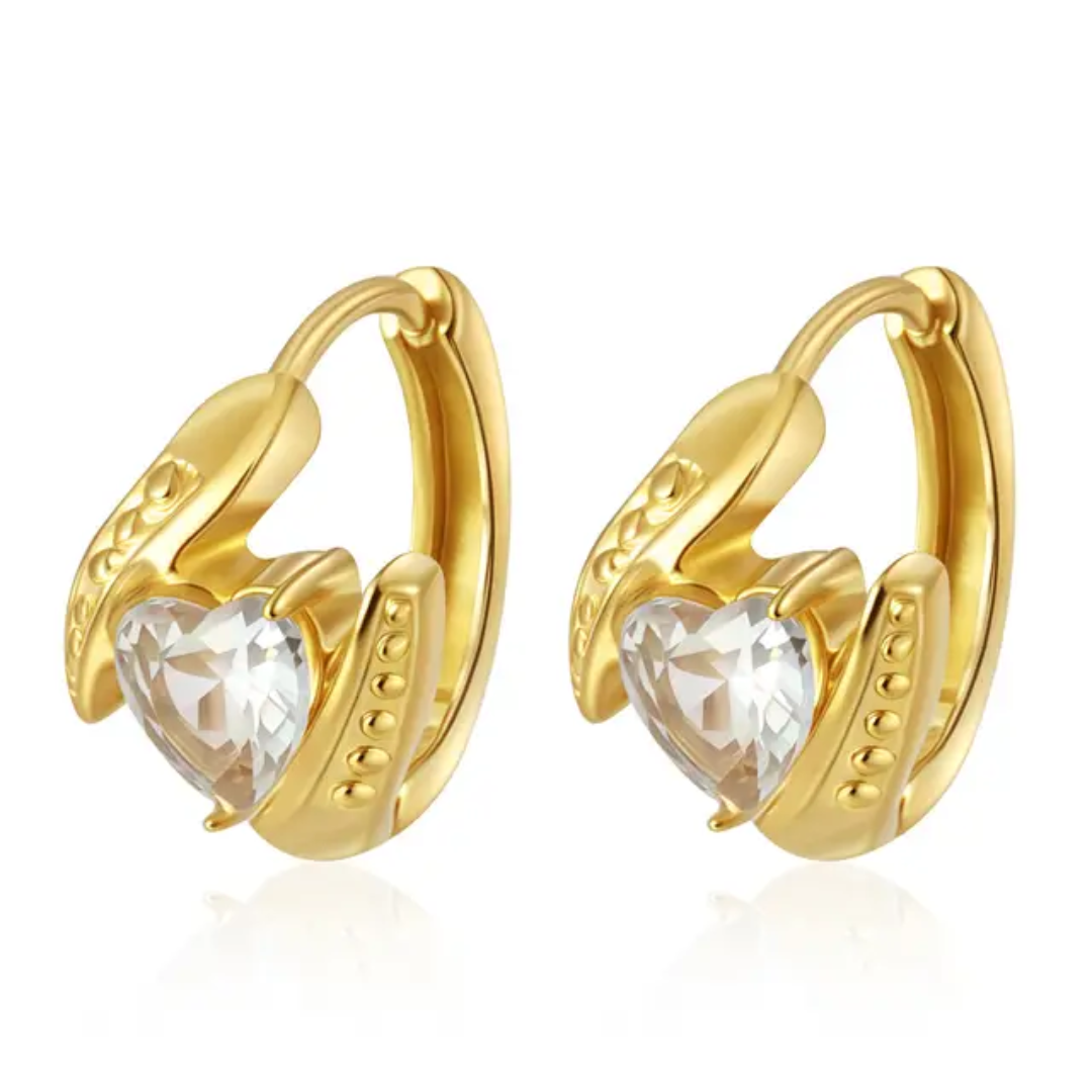 Mashoqa Mini Heart Hoops