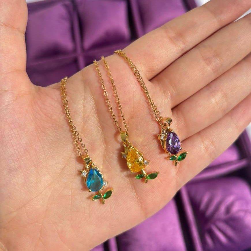 Kavai Tulip Stone Necklaces
