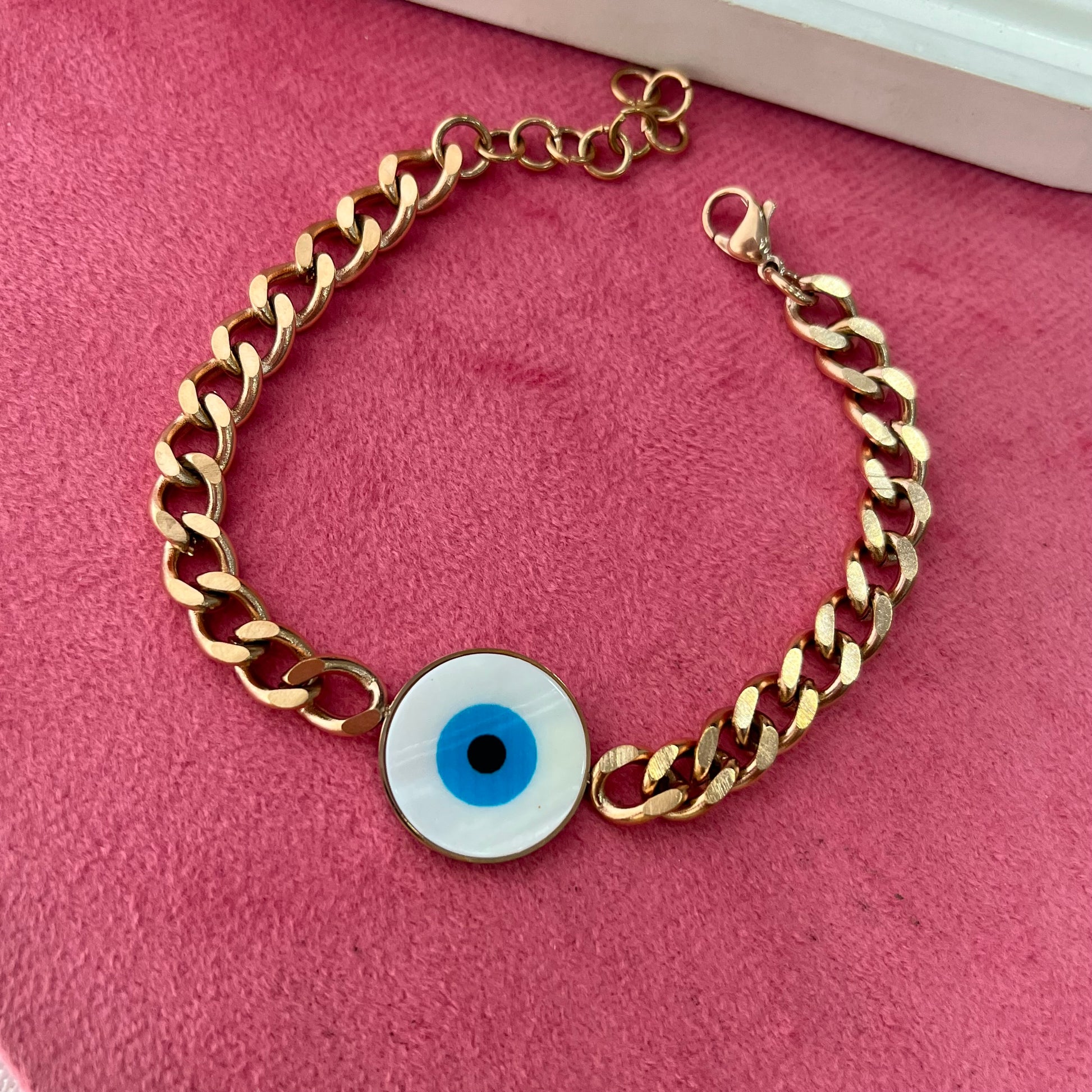 Emilia Eye Rosegold Bracelet