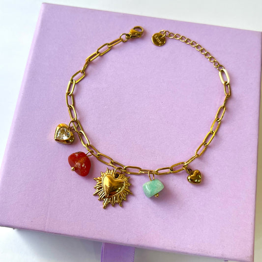 Belisha Heaft Charm Bracelet