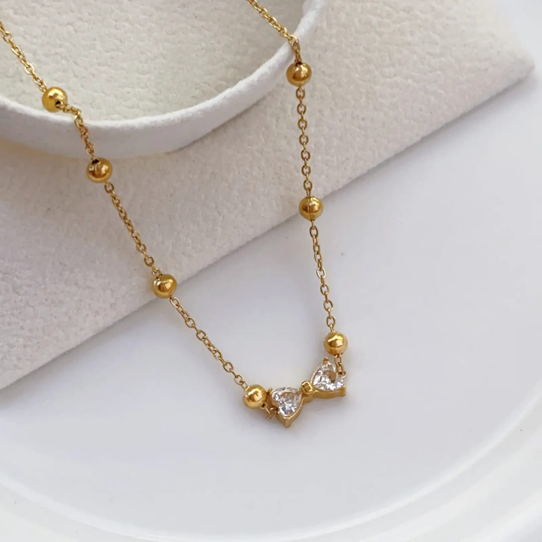 Yamina Bow Gold Anklet