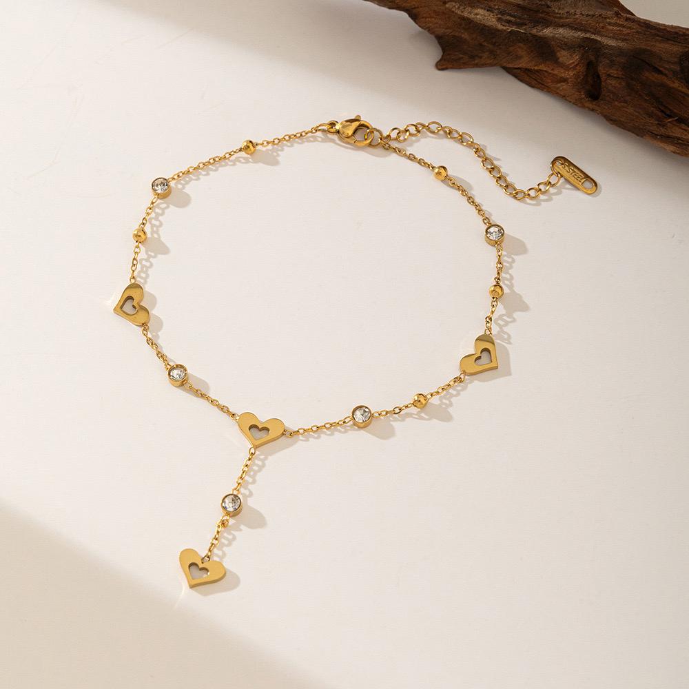 Mia Heart Hanging Anklet