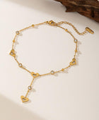 Mia Heart Hanging Anklet