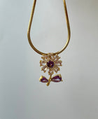 Lavis Flower Gold Necklace