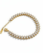 Celesti Tennis Gold Bracelet