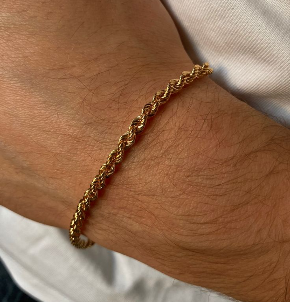 Thick & Thin Rope Chunky Bracelet