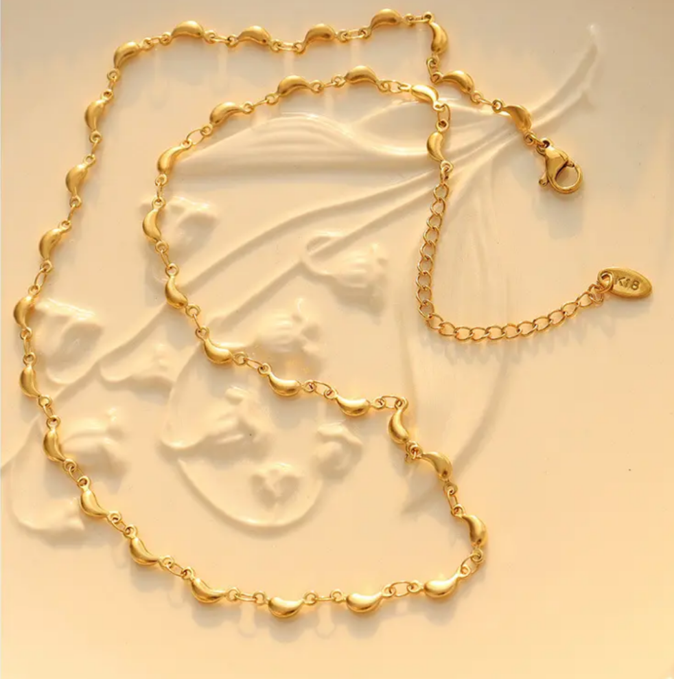 Porechi Minimal Gold Necklace❤️