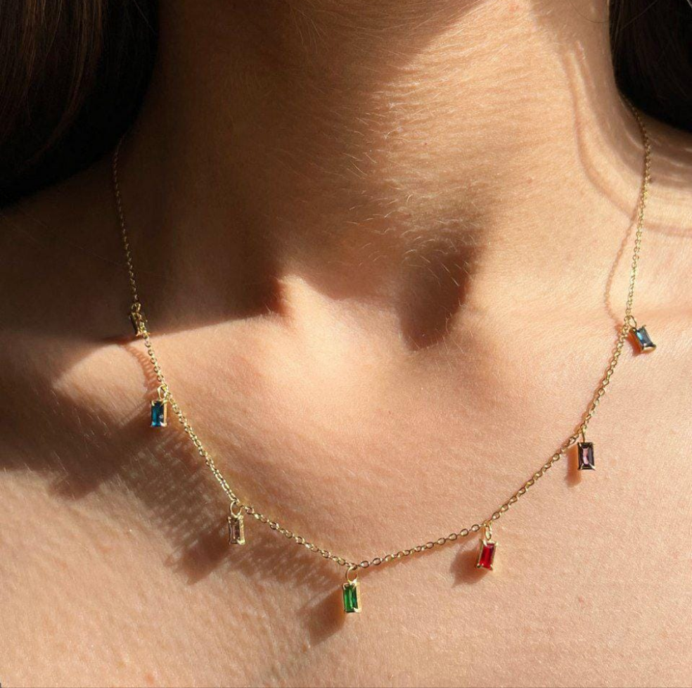 Cusi Multicolor Charm Necklace