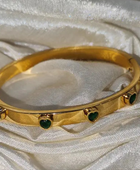 Pitty Green Heart Cuff