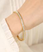 Cliva Diamond Gold Cuffs