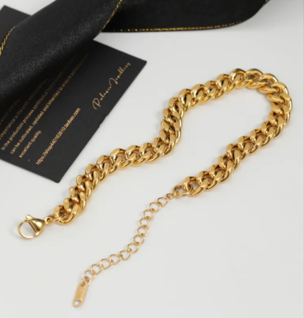 Bela Chunky Linked Chain Bracelet