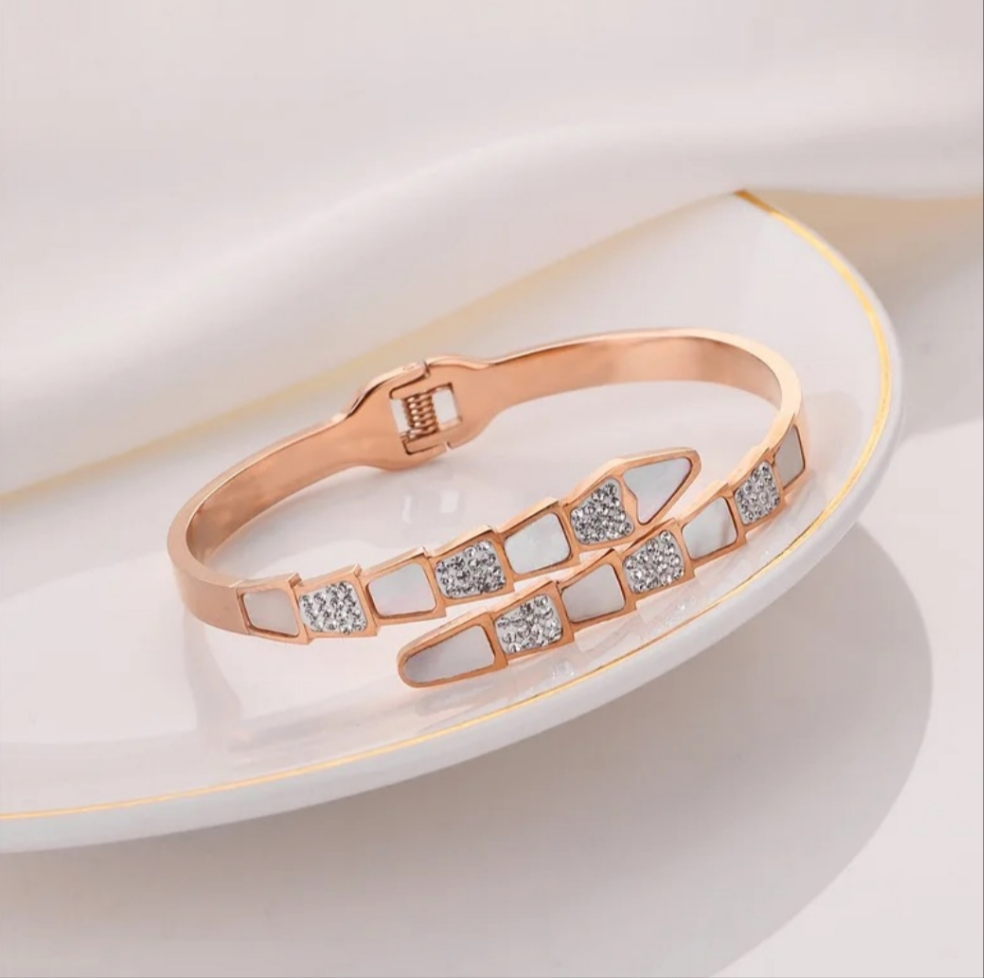 Serpent Diamond Cuffs