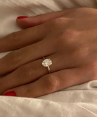 Aroma Oval Princess Solitaire Ring