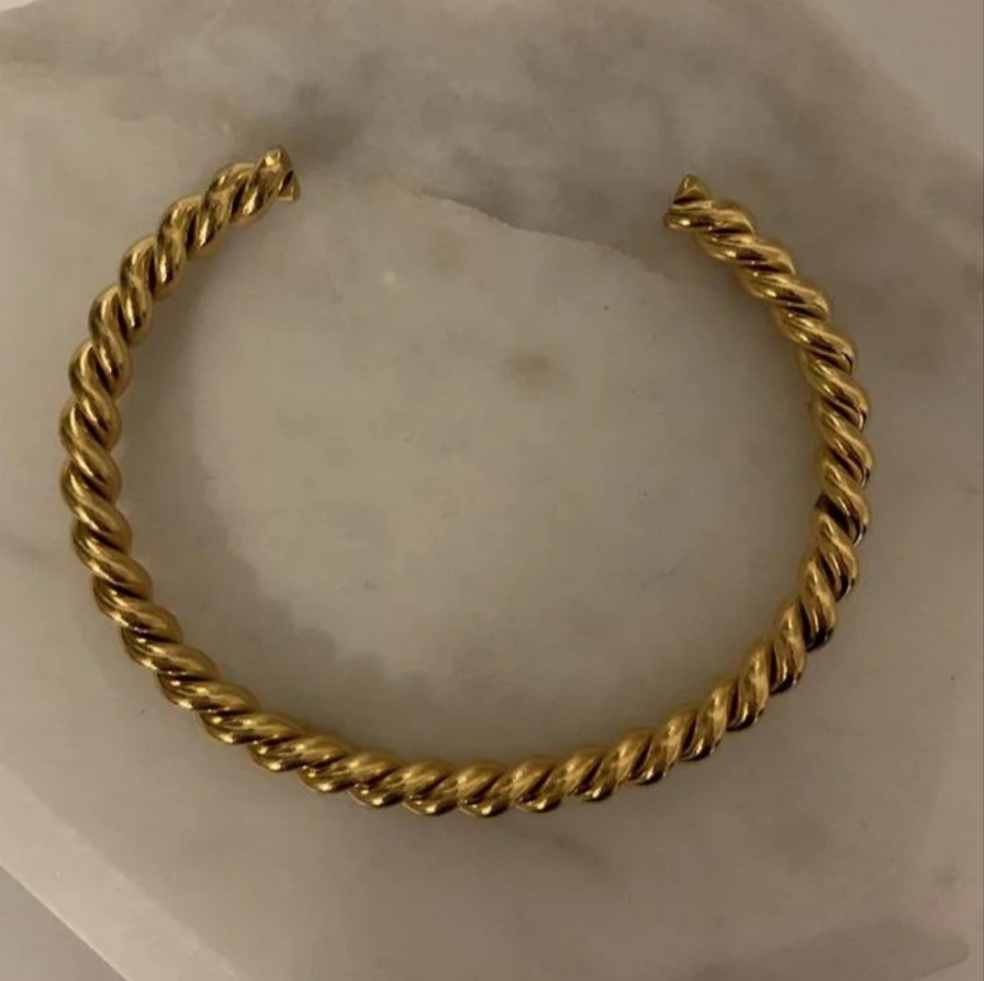 Kiara and Korne Gold cuffs