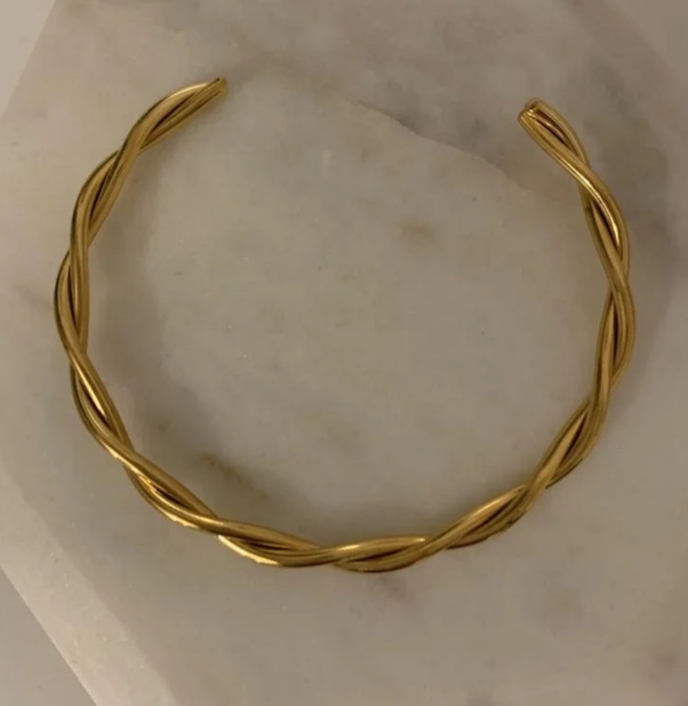 Kiara and Korne Gold cuffs