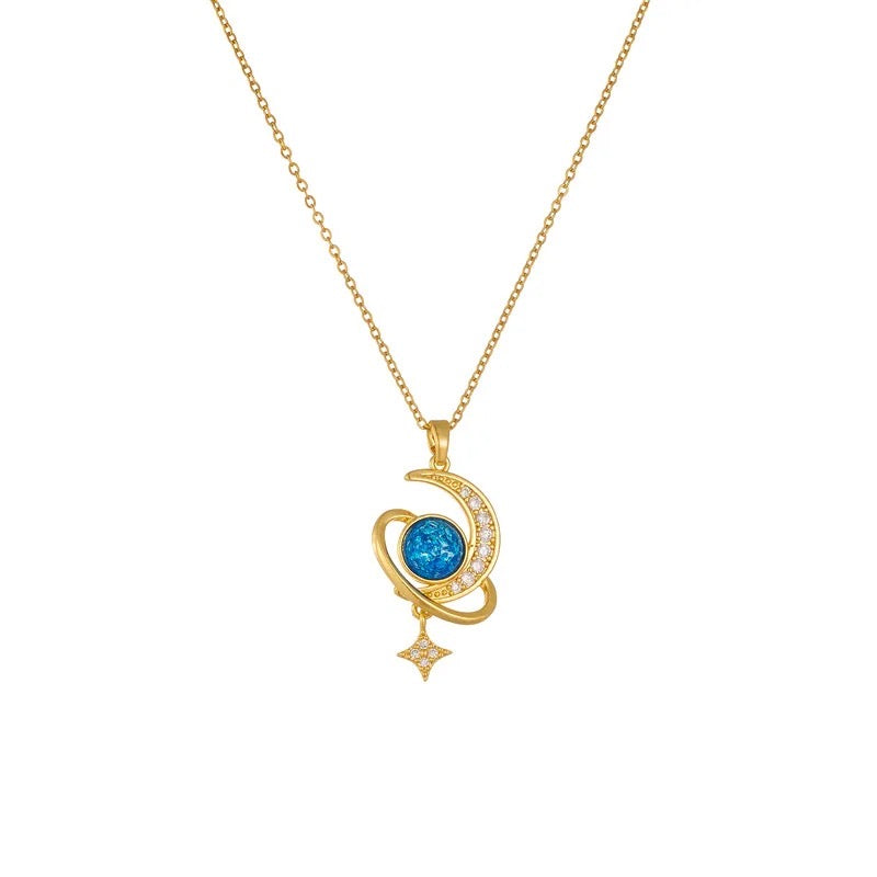 Stvella Blue Moon Necklace