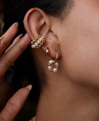 Martina Pearl Hanging Earrings