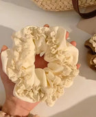 Frill Creamy Cute Scrunchies