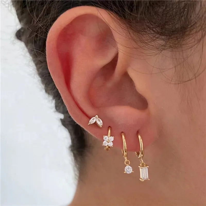 Joyous Piercing Earrings Set