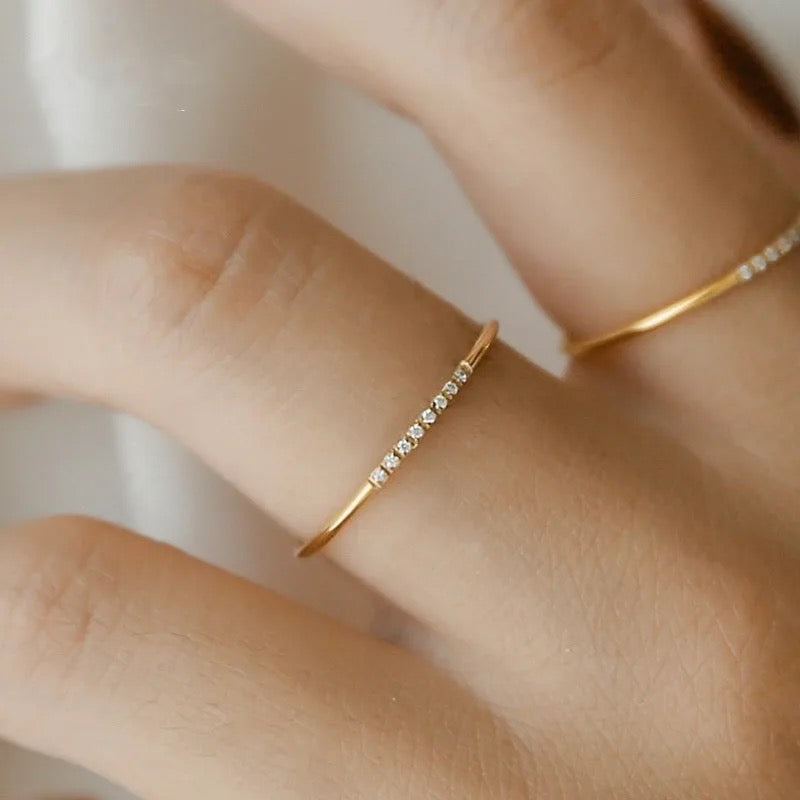 Lafia Minimal Stone Ring
