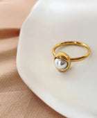Be the Pearl Gold Ring